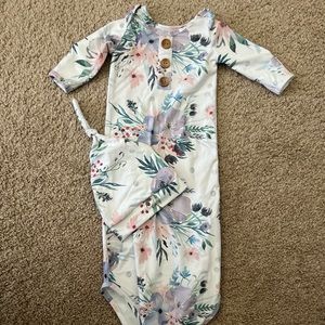 Caden lane knotted gown + hat